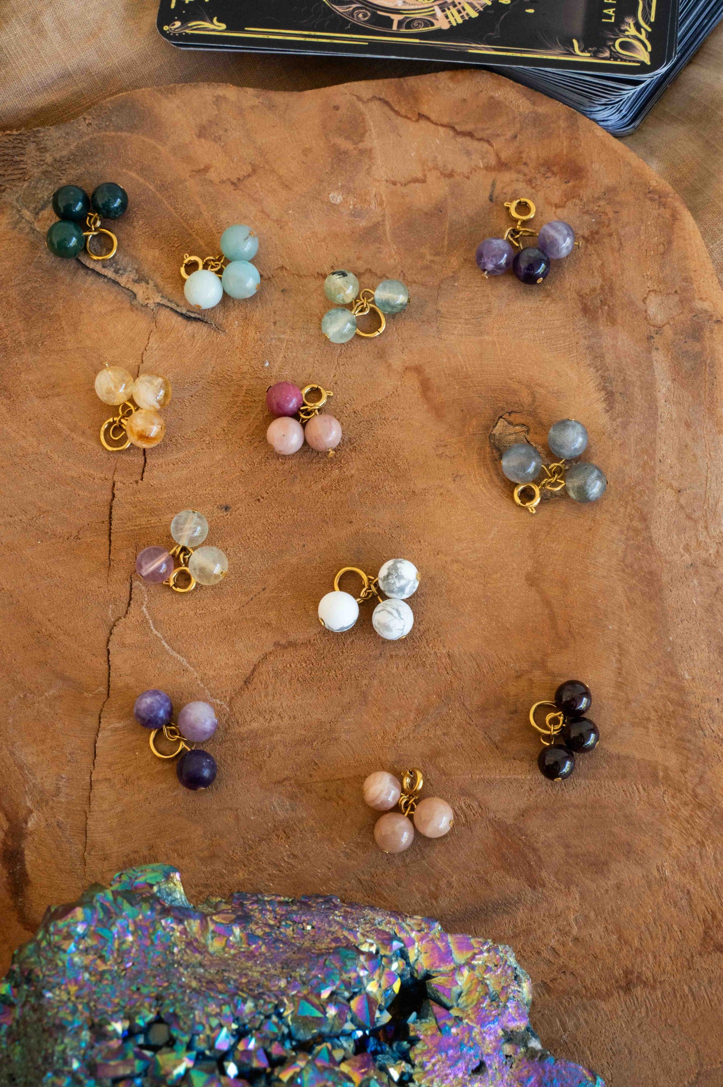 Fragment "Frisson" – Amas de 3 pierres naturelles