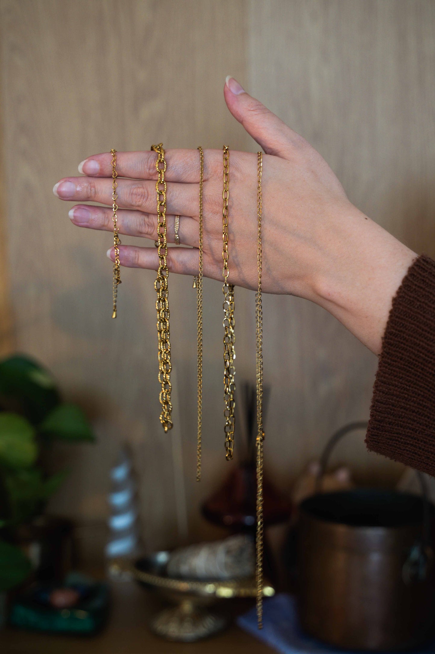 Les Chaînes (colliers & bracelets)