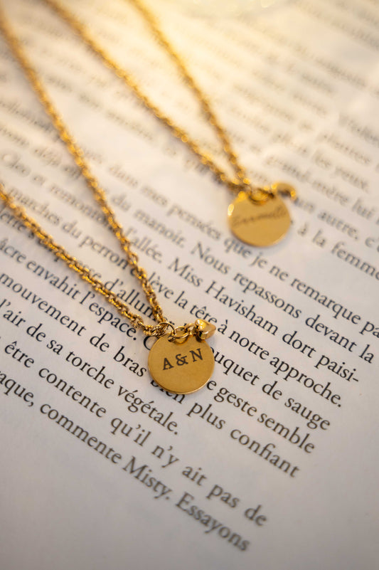 Collier Médaillon Lien