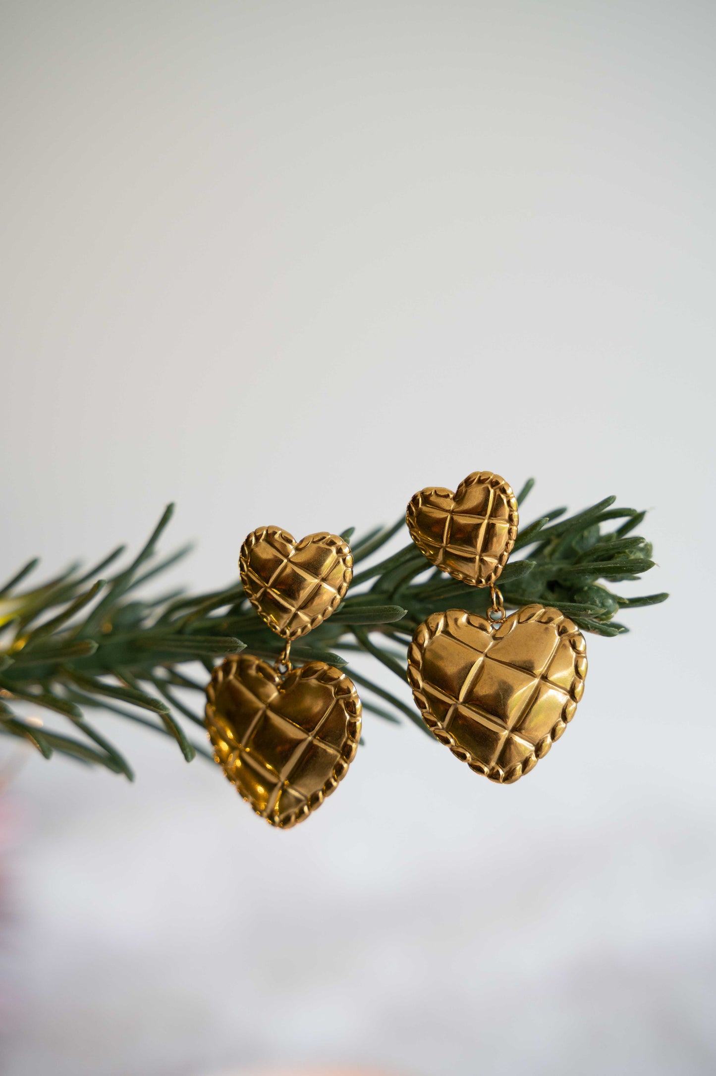 Boucles d'oreilles Coeur Fondant