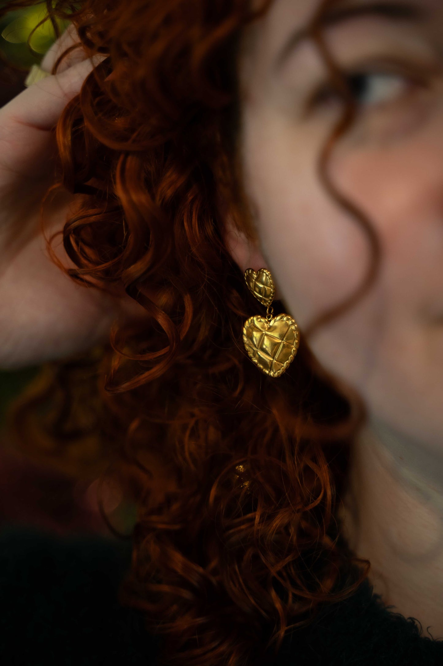 Boucles d'oreilles Coeur Fondant