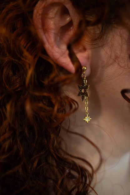 Boucles d'oreilles Aurores Boréales