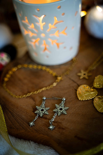 Boucles d'oreilles Aurores Boréales