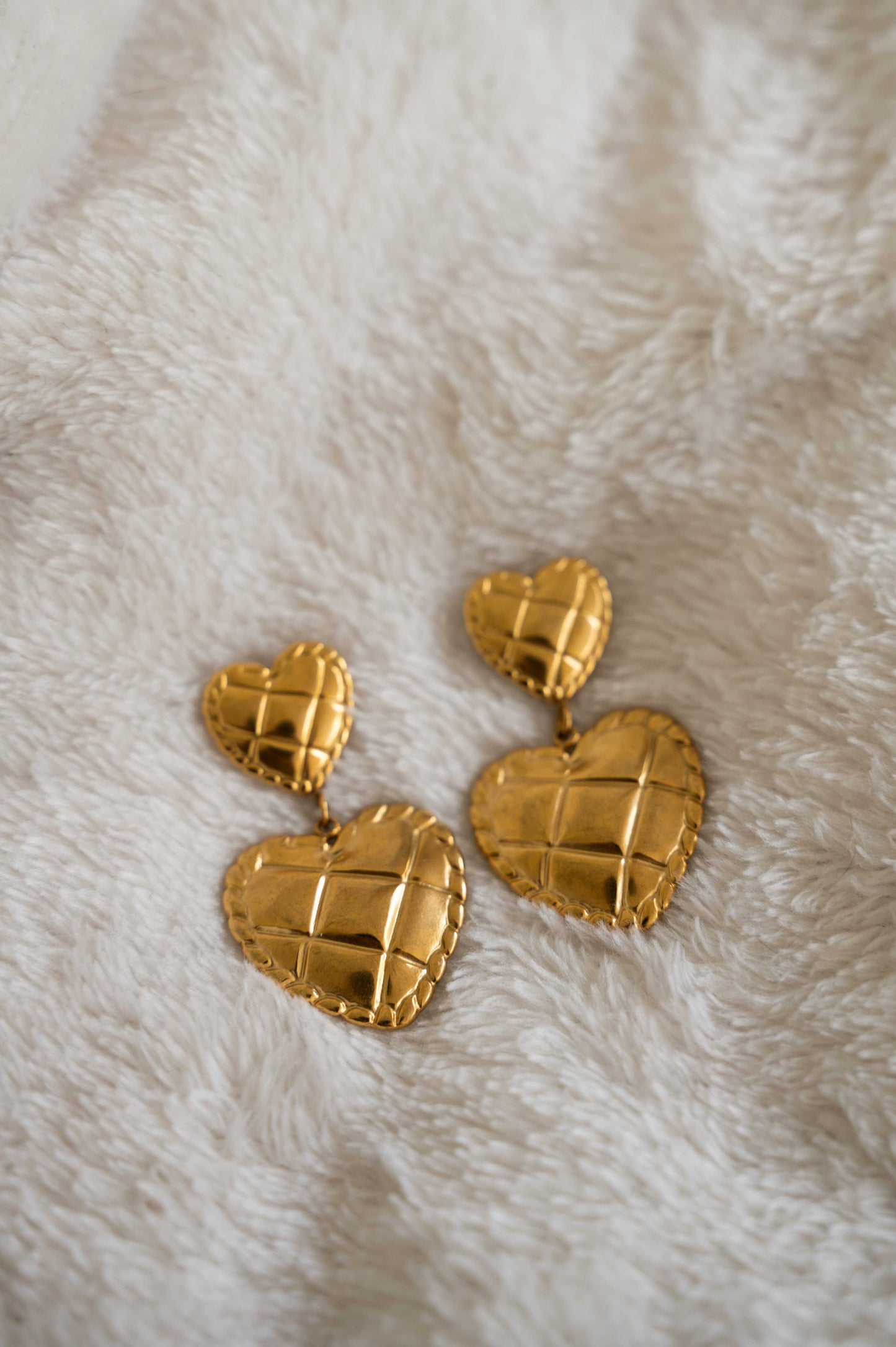 Boucles d'oreilles Coeur Fondant