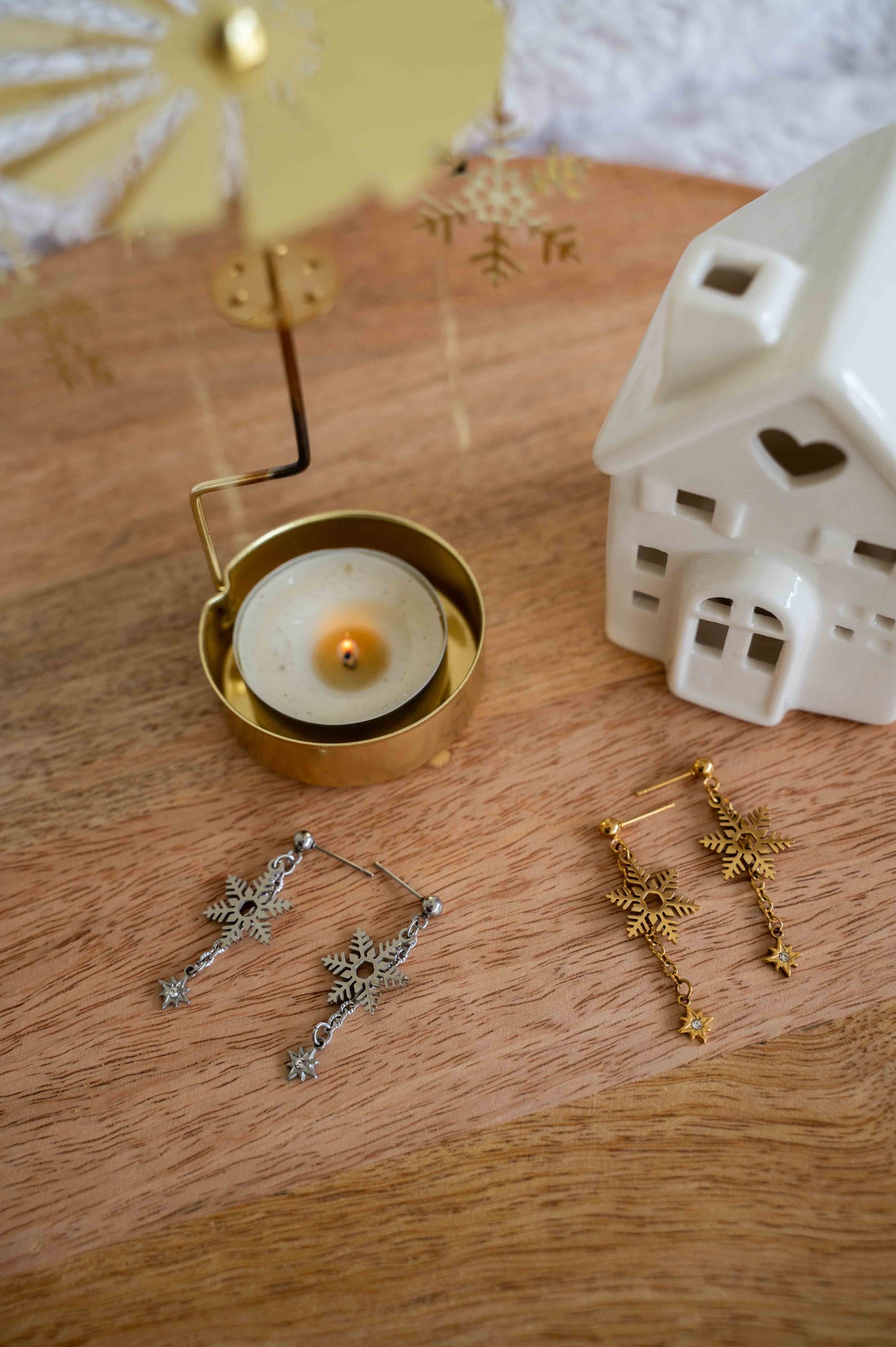 Boucles d'oreilles Aurores Boréales