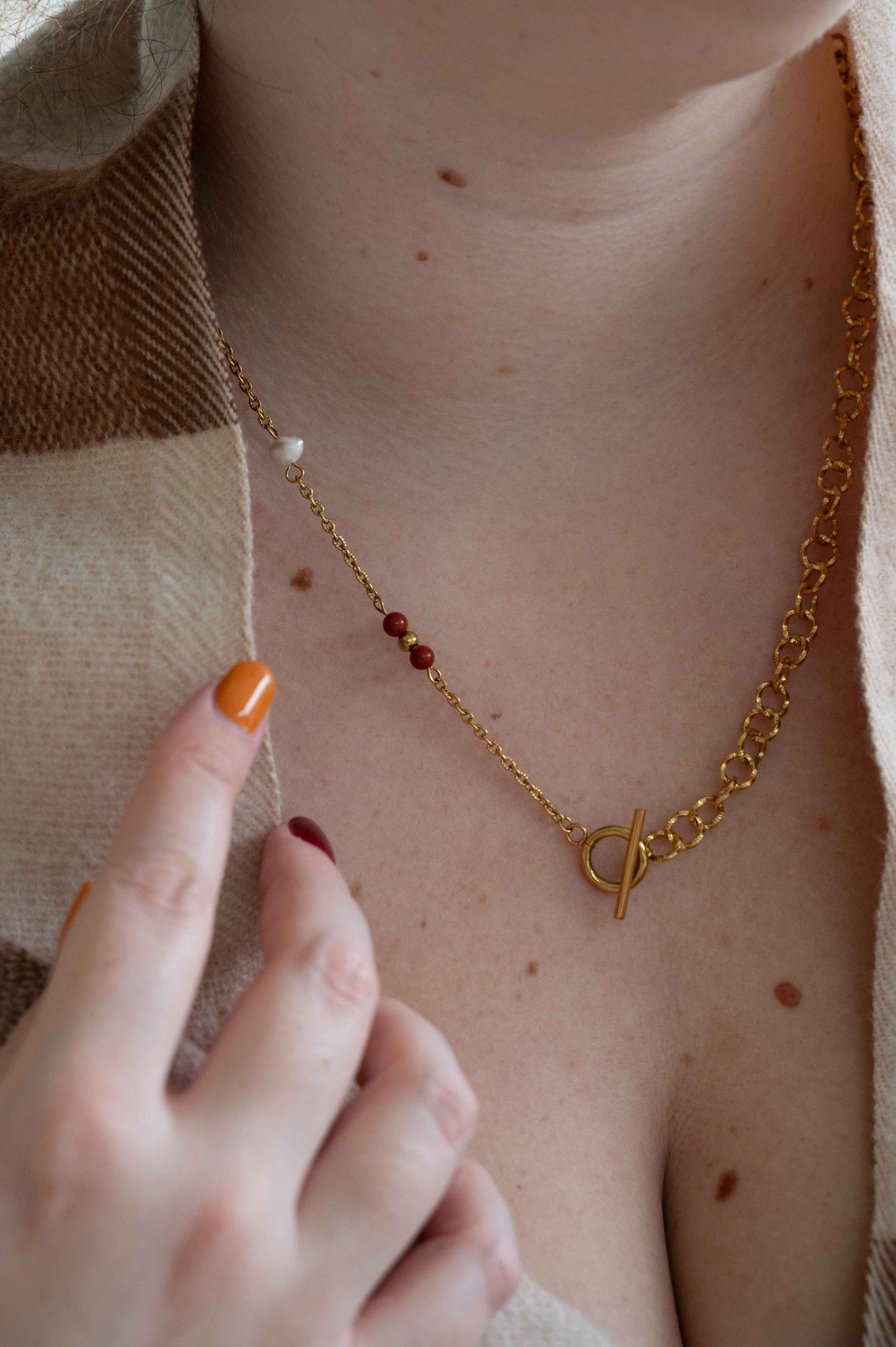 Demi collier Toggle Lueur
